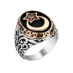 Gumush - Sterling Silver 925 Ring for Men