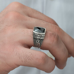 Sterling Silver 925 Ring for Men - Thumbnail