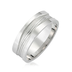 Gumush - Sterling Silver 925 Wedding Ring