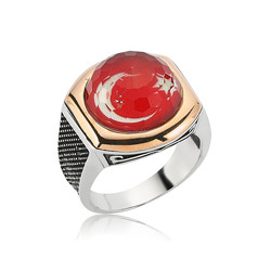 Gumush - Sterling Silver 925 Ring for Men